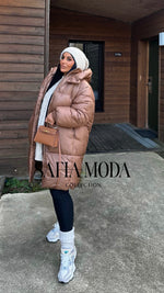 Charger l'image dans la visionneuse de galerie, Longue Doudoune « caramel »