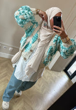 Charger l'image dans la visionneuse de galerie, Gilet tricoté fait main , à bouton