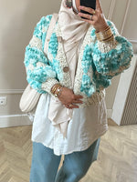 Charger l'image dans la visionneuse de galerie, Gilet tricoté fait main , à bouton