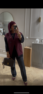 Charger l'image dans la visionneuse de galerie, Gilet Sans Manches LEYLA Bordeaux