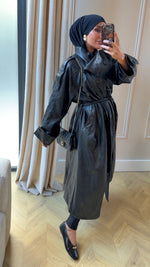 Charger l'image dans la visionneuse de galerie, TRENCH COAT SIMILICUIR