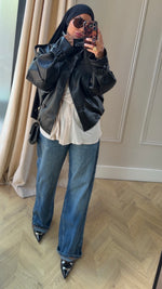 Charger l'image dans la visionneuse de galerie, Blouson en Simili-Cuir