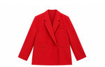 Charger l'image dans la visionneuse de galerie, Blazer OVERSIZE rouge