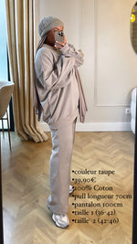 Charger l'image dans la visionneuse de galerie, Ensemble JOGG taupe