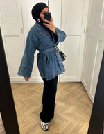 Charger l'image dans la visionneuse de galerie, Veste denim kimono blue