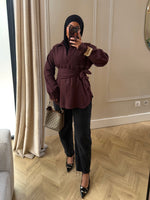 Charger l'image dans la visionneuse de galerie, Chemise NALI Bordeaux
