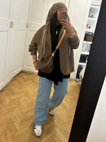 Charger l'image dans la visionneuse de galerie, Blazer kaki Bi-matiere NIKKY