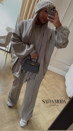 Charger l'image dans la visionneuse de galerie, Ensemble JOGG taupe