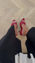 Charger l'image dans la visionneuse de galerie, Sandales talons rouge