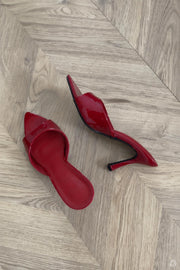 Sandales talons rouge