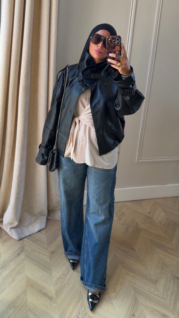 Blouson en Simili-Cuir
