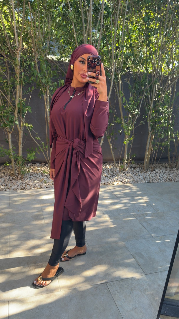Burkini SWIMMY bordeaux