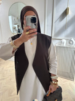 Charger l&#39;image dans la visionneuse de galerie, Gilet Sans Manches LEYLA Marron
