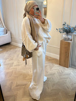 Charger l&#39;image dans la visionneuse de galerie, Pantalon SATIN Blanc
