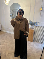 Charger l&#39;image dans la visionneuse de galerie, Pantalon SATIN noir
