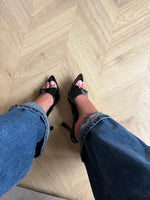 Charger l'image dans la visionneuse de galerie, Sandales talons noir