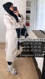 Charger l&#39;image dans la visionneuse de galerie, Trench coat cream
