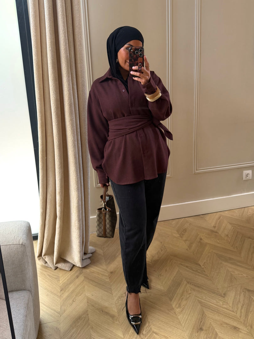 Chemise NALI Bordeaux