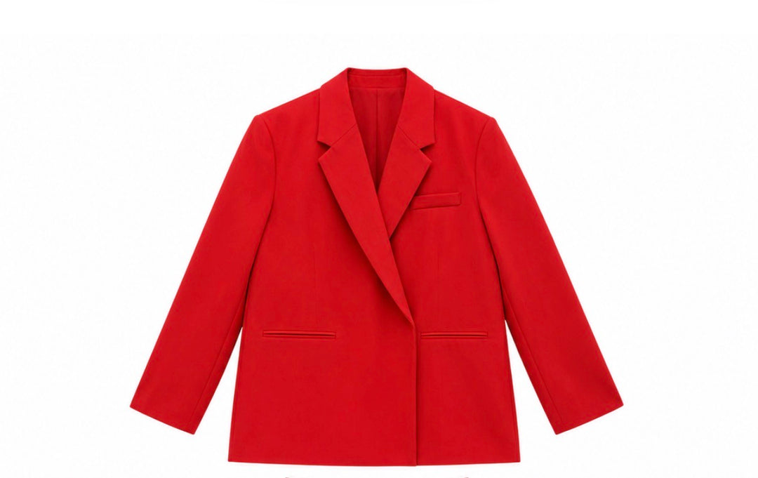 Blazer OVERSIZE rouge