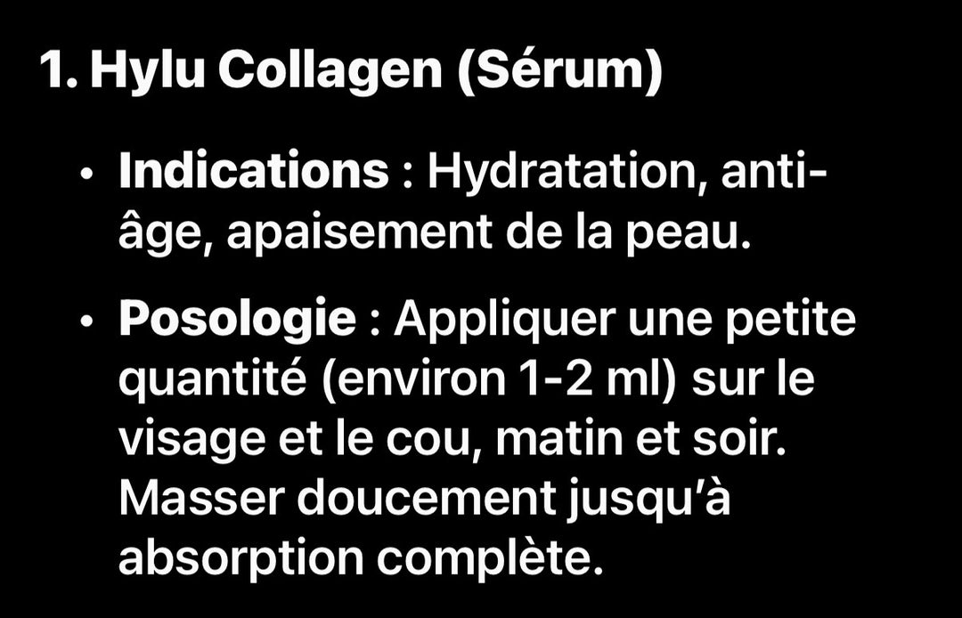Seringue de collagène