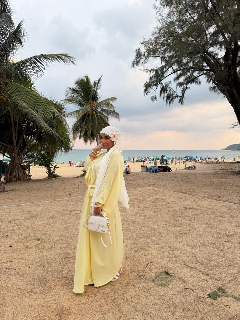 ROBE NOUER jaune