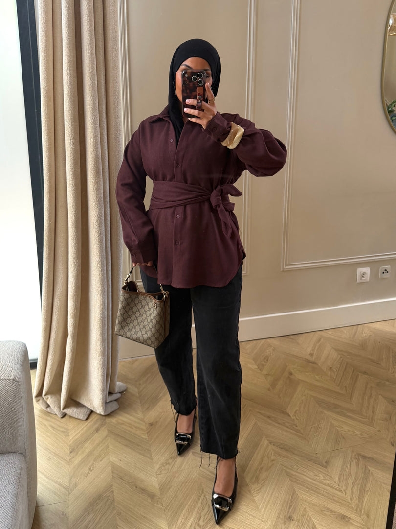 Chemise NALI Bordeaux
