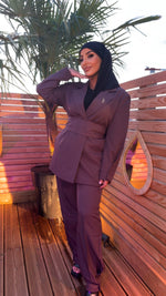 Charger l'image dans la visionneuse de galerie, Pantalon TAYLOR Prune