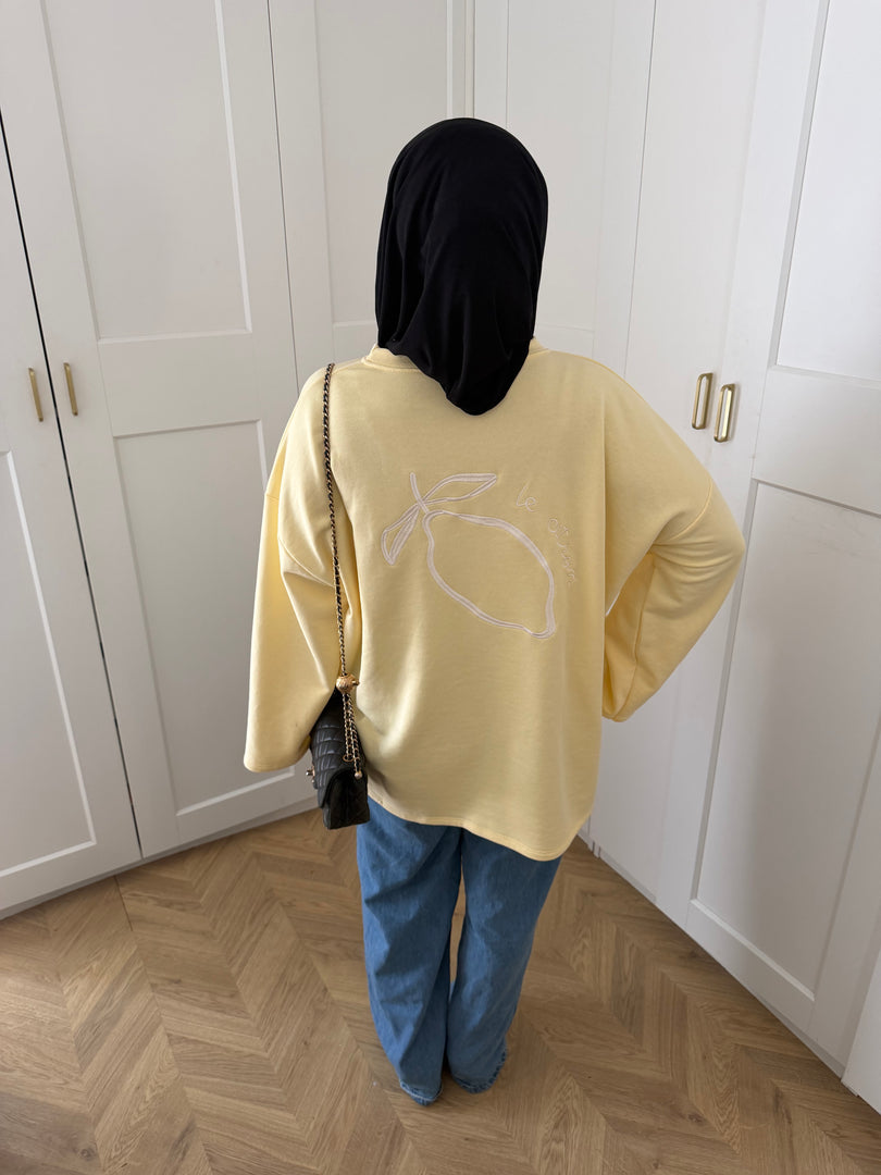 T-shirt oversize brodé