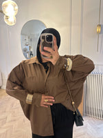 Charger l&#39;image dans la visionneuse de galerie, Chemise LINE Caramel
