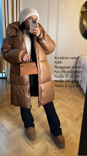 Longue Doudoune « caramel »