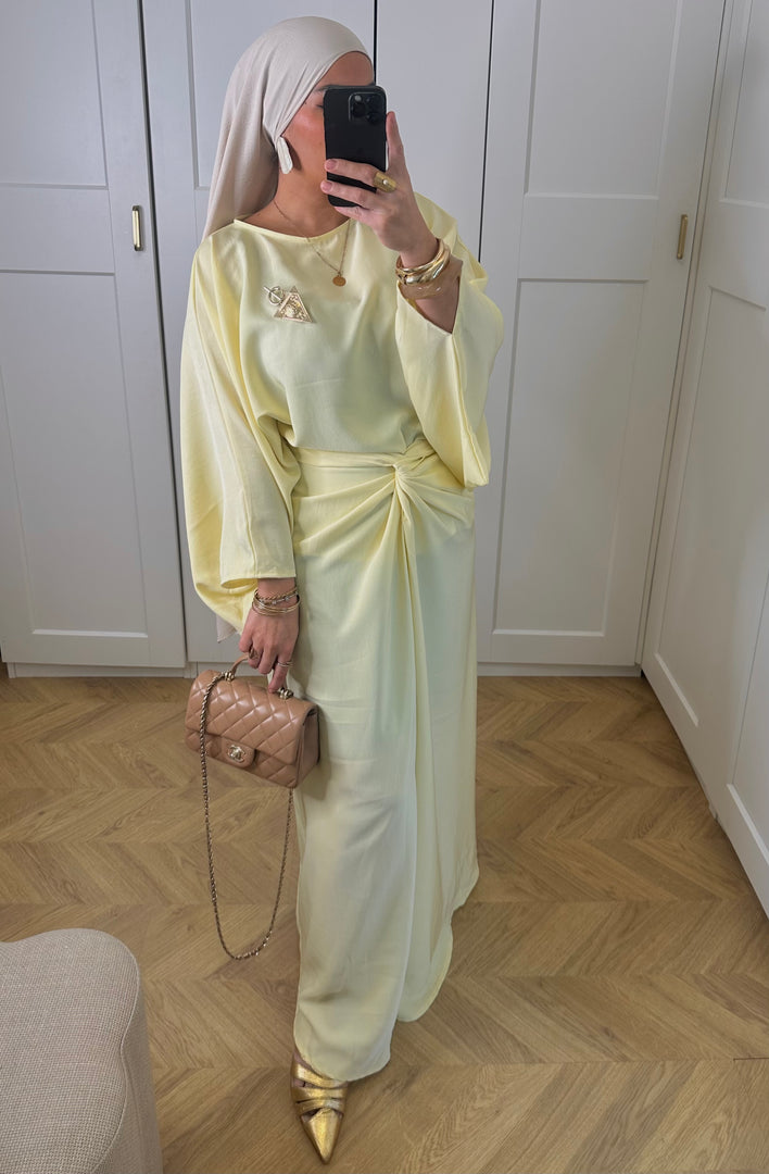 ROBE NOUER jaune