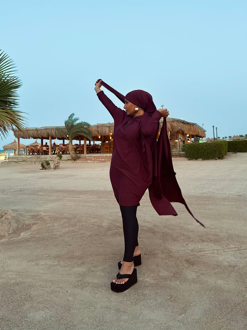 Burkini SWIMMY bordeaux