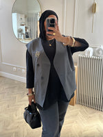 Charger l'image dans la visionneuse de galerie, Gilet Sans Manches LEYLA gris