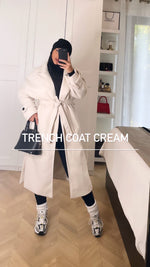 Charger l&#39;image dans la visionneuse de galerie, Trench coat cream
