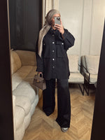 Charger l&#39;image dans la visionneuse de galerie, Pantalon SATIN noir
