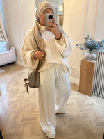 Charger l&#39;image dans la visionneuse de galerie, Pantalon SATIN Blanc
