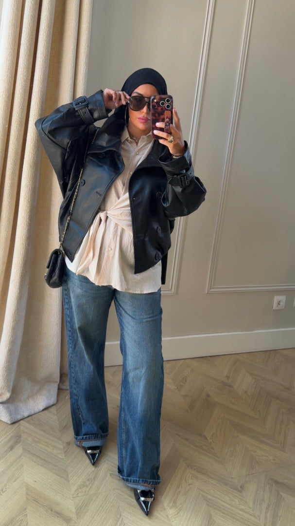 Blouson en Simili-Cuir