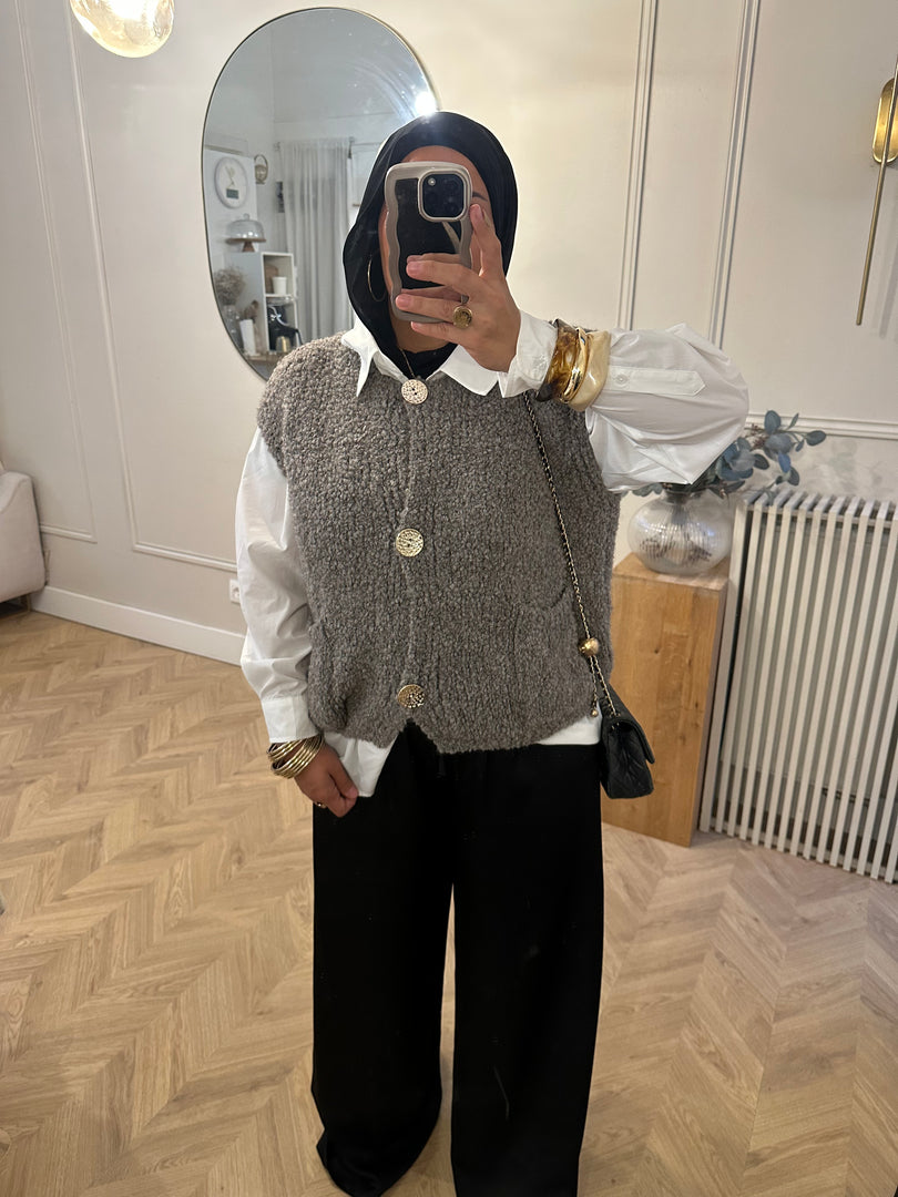 Gilet BOUCLETTE sans manches