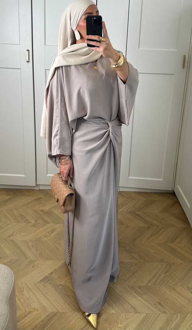 ROBE NOUER Taupe