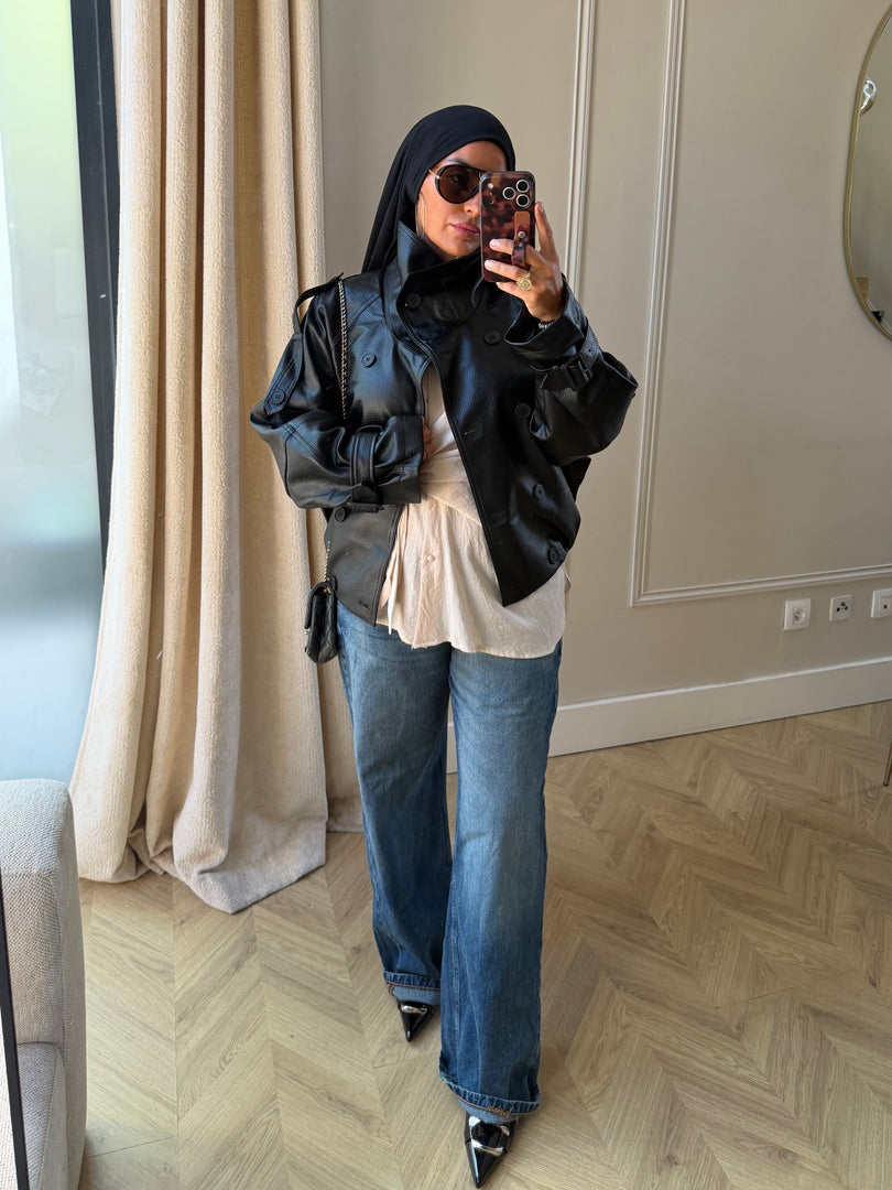 Blouson en Simili-Cuir