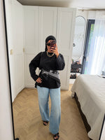 Charger l'image dans la visionneuse de galerie, T-shirt oversize Noir