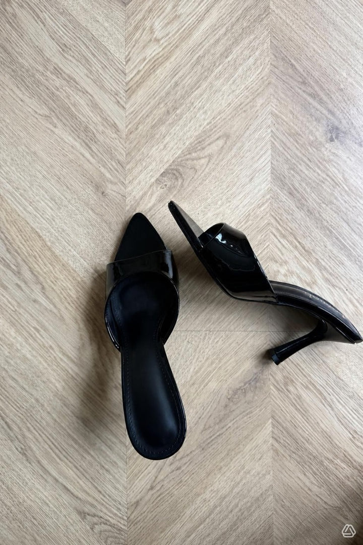 Sandales talons noir
