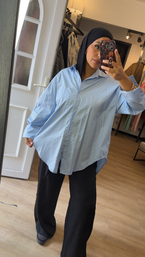 Chemise LINE bleu
