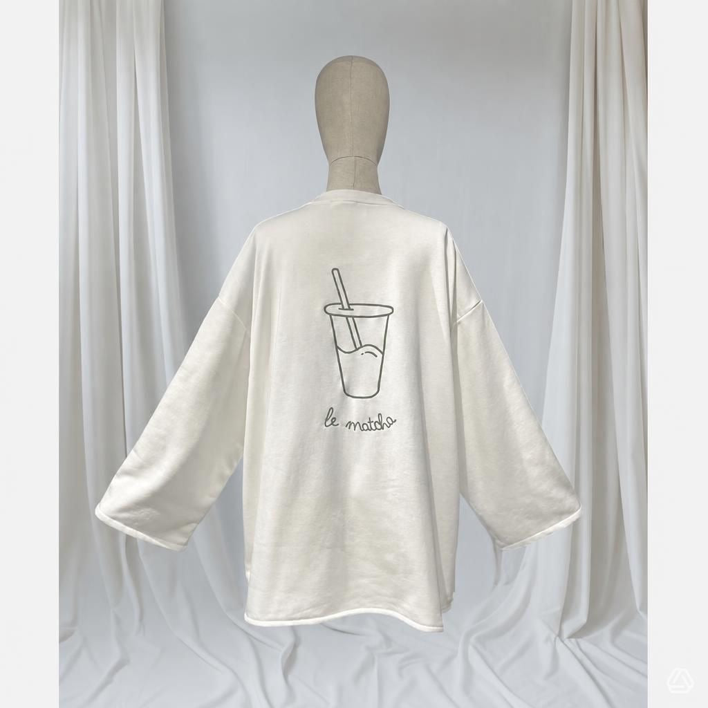T-shirt oversize brodé