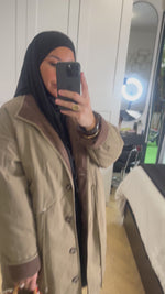 Chargez et lisez la vidéo dans la visionneuse Galerie, Parka kaki
