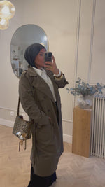 Chargez et lisez la vidéo dans la visionneuse Galerie, TRENCH COAT  Kaki
