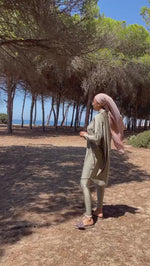 Chargez et lisez la vidéo dans la visionneuse Galerie, Burkini SWIMMY Kaki