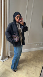 Chargez et lisez la vidéo dans la visionneuse Galerie, Blazer Oversize MELIA kaki
