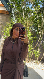 Chargez et lisez la vidéo dans la visionneuse Galerie, Burkini SWIMMY marron coffee