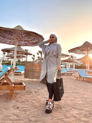 Burkini SWIMMY gris silver